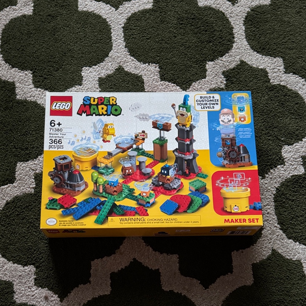 LEGO Super Mario Maker Set - Red, Blue, Yellow